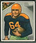 1950 Bowman Ted Fritsch Sr. football card