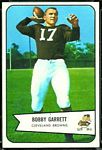 Bobby Garrett 1954 Bowman football card