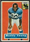 Buddy Young 1956 Topps football card