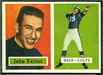 John Unitas football card