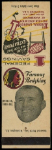 1958-59 Redskins Matchbooks Eddie LeBaron
