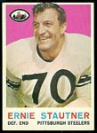 Ernie Stautner 1959 Topps football card