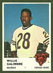 Willie Galimore 1961 Fleer football card