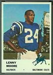 Lenny Moore 1961 Fleer football card