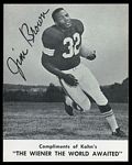 1961 Kahns Jim Brown