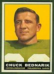 1961 Topps Chuck Bednarik football card