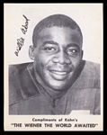 Willie Wood football card