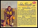 1963 Post CFL John Bright