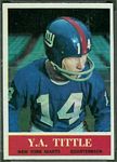 Y.A. Tittle 1964 Philadelphia football card