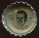 1966 Coke Caps Chiefs Len Dawson