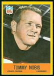 Tommy Nobis 1967 Philadelphia football card