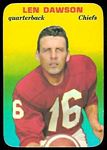 Len Dawson 1970 Topps Super Glossy football card