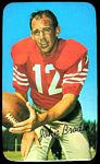 John Brodie 1970 Topps Super football card