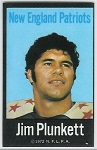 Jim Plunkett 1972 NFLPA Iron Ons football card