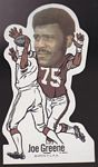 Joe Greene 1972 NFLPA Vinyl Stickers football card