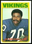 Jim Marshall 1972 Topps football card