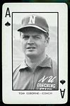 1973 Nebraska Playing Cards Tom Osborne