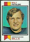 Walt Patulski 1973 Topps football card