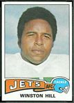 Winston Hill 1975 Topps football card