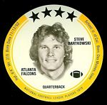 Steve Bartkowski 1976 Buckmans Discs football card