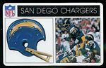 1976 Popsicle San Diego Chargers