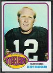 Terry Bradshaw 1976 Topps football card