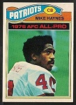 Mike Haynes 1977 Topps football card