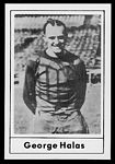 George Halas football card