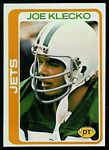 Joe Klecko 1978 Topps football card