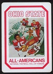 1979 Ohio State Greats football playing card back