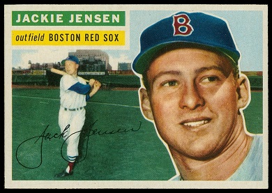 1956 Topps Jackie Jensen baseball card