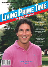 Ed Rutkowski on the cover of Living Prime Time