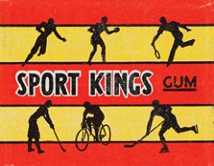 1933 Sport Kings football card wrapper