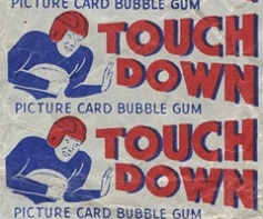 1948 Bowman football card wrapper