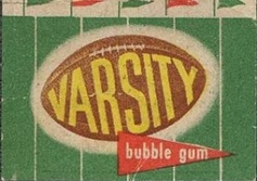 1950 Felt Backs football card wrapper