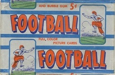 1953 Bowman football card wrapper