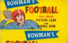 1955 Bowman 1 cent football card wrapper