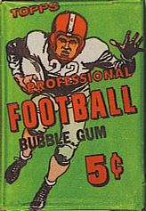 1956 Topps 5 cent football card wrapper