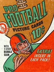 1971 O-Pee-Chee CFL football card wrapper